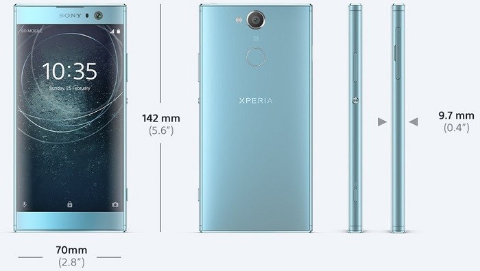 Sony Xperia XA2 hlavní vlastnosti